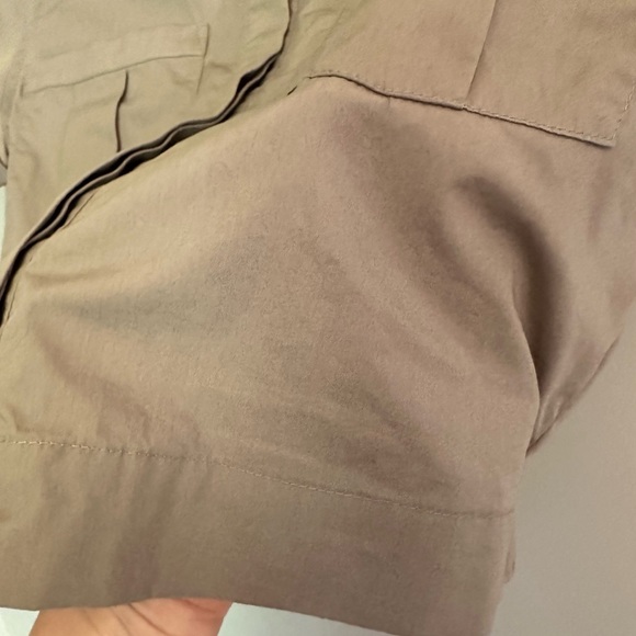 All Saints crop short sleeve cropped button up blouse Size 4 - Picture 9 of 9